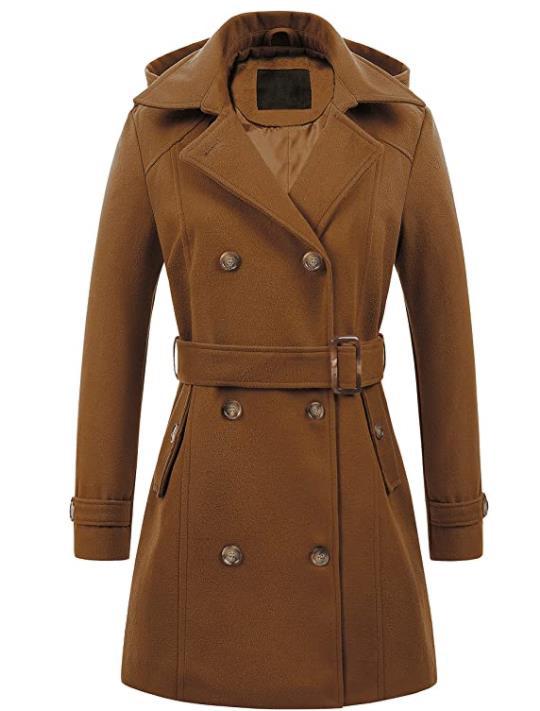 Women's woolen coat