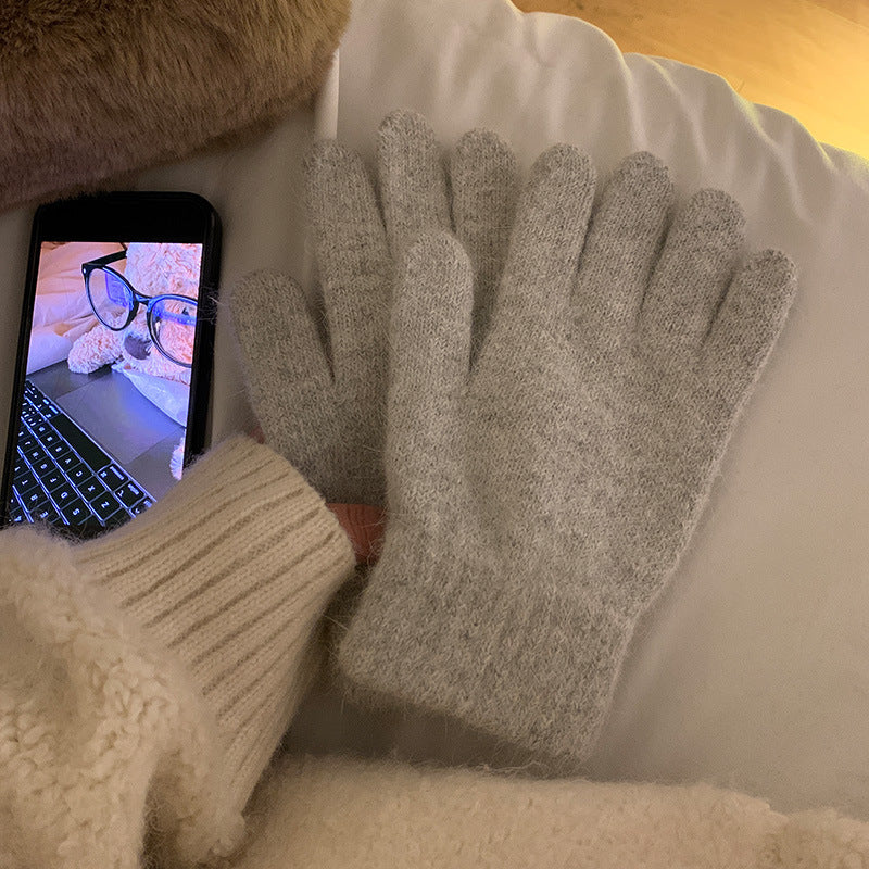 Knitted Winter Gloves Windproof Warm
