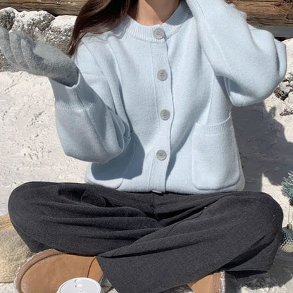 Womens Knit Cardigan Sweater Coat