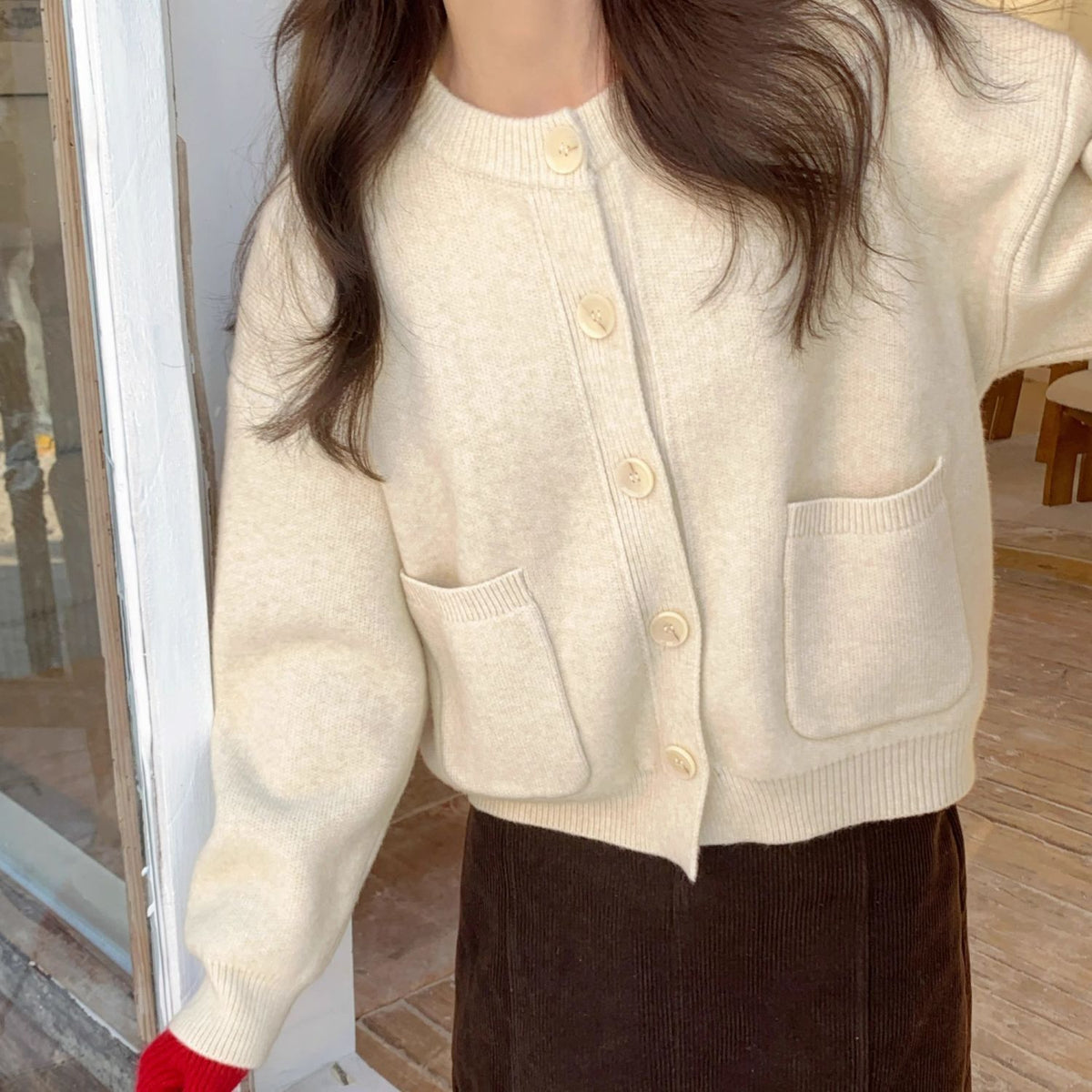 Womens Knit Cardigan Sweater Coat