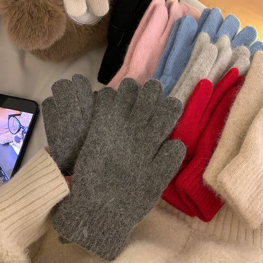 Knitted Winter Gloves Windproof Warm