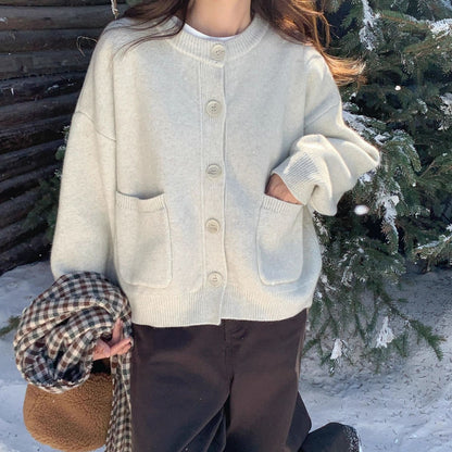 Womens Knit Cardigan Sweater Coat